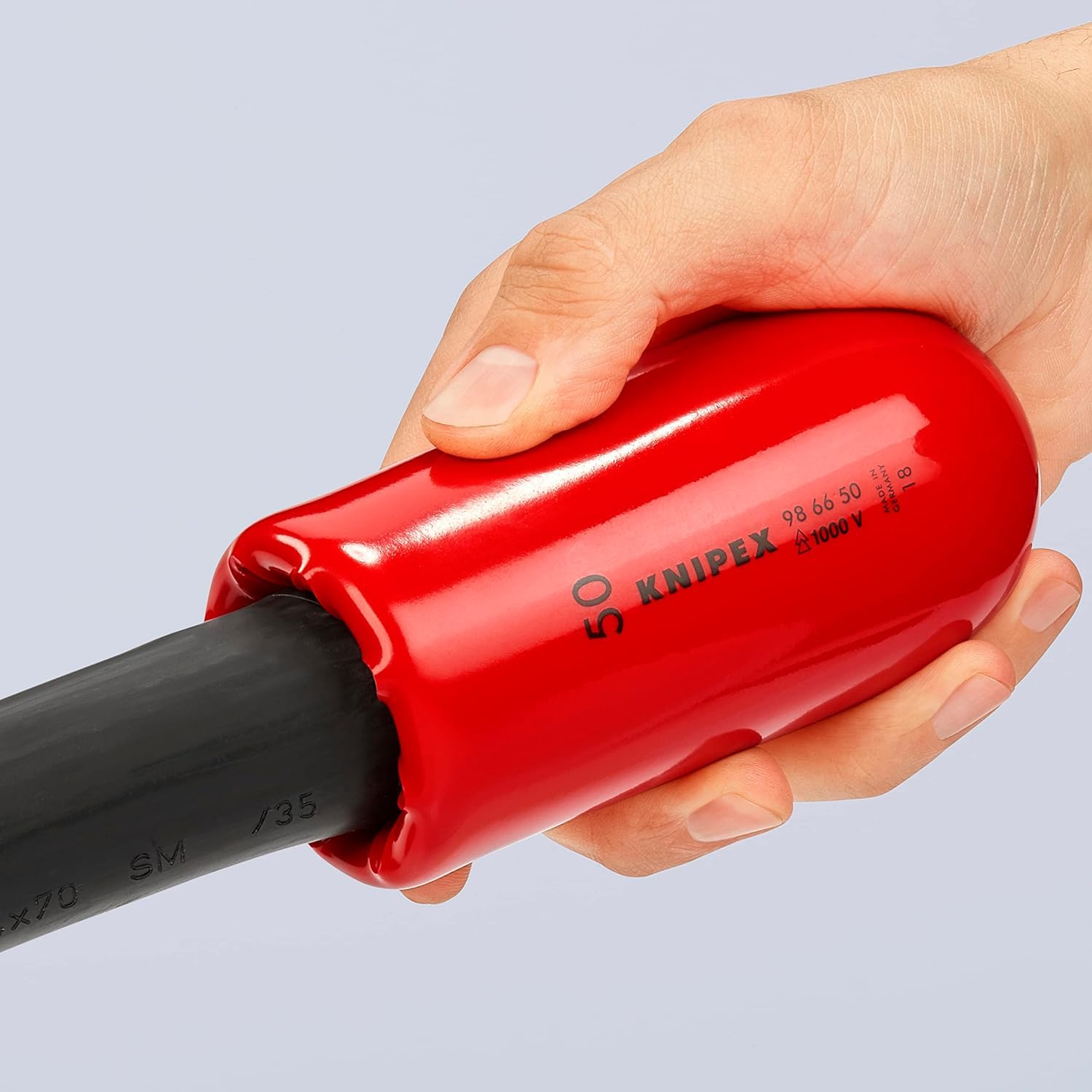 KNIPEX Kapturek ochronny, samozaciskowy 135 mm, 98 66 50