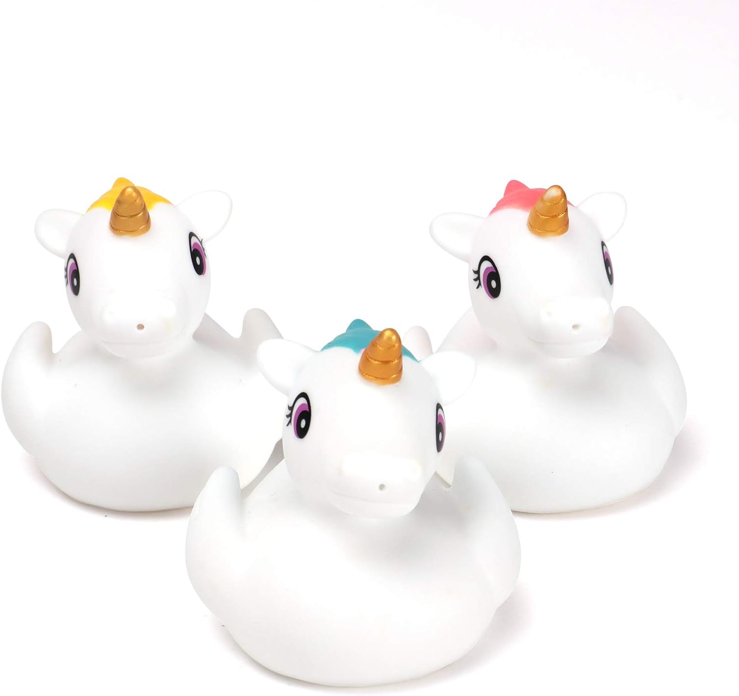 Lightaling Squirt Toys Cute Animal Unicorn Rubber Family Bathtub Pals Bath Toys -Unicorn Floating Bath Tub Toys Value Pack (Set of 4) : Toys & Games
