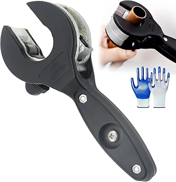 Ratcheting Tube Cutter,Copper Tubing Cutter 1/4" To 7/8", 2 in 1 Close Quarters Tube Compact Cutter,Ratcheting Pvc Cutter for Cutting Pvc,Ratcheting Tubing Cutter Blade 0.3"to1.1"8-29mm