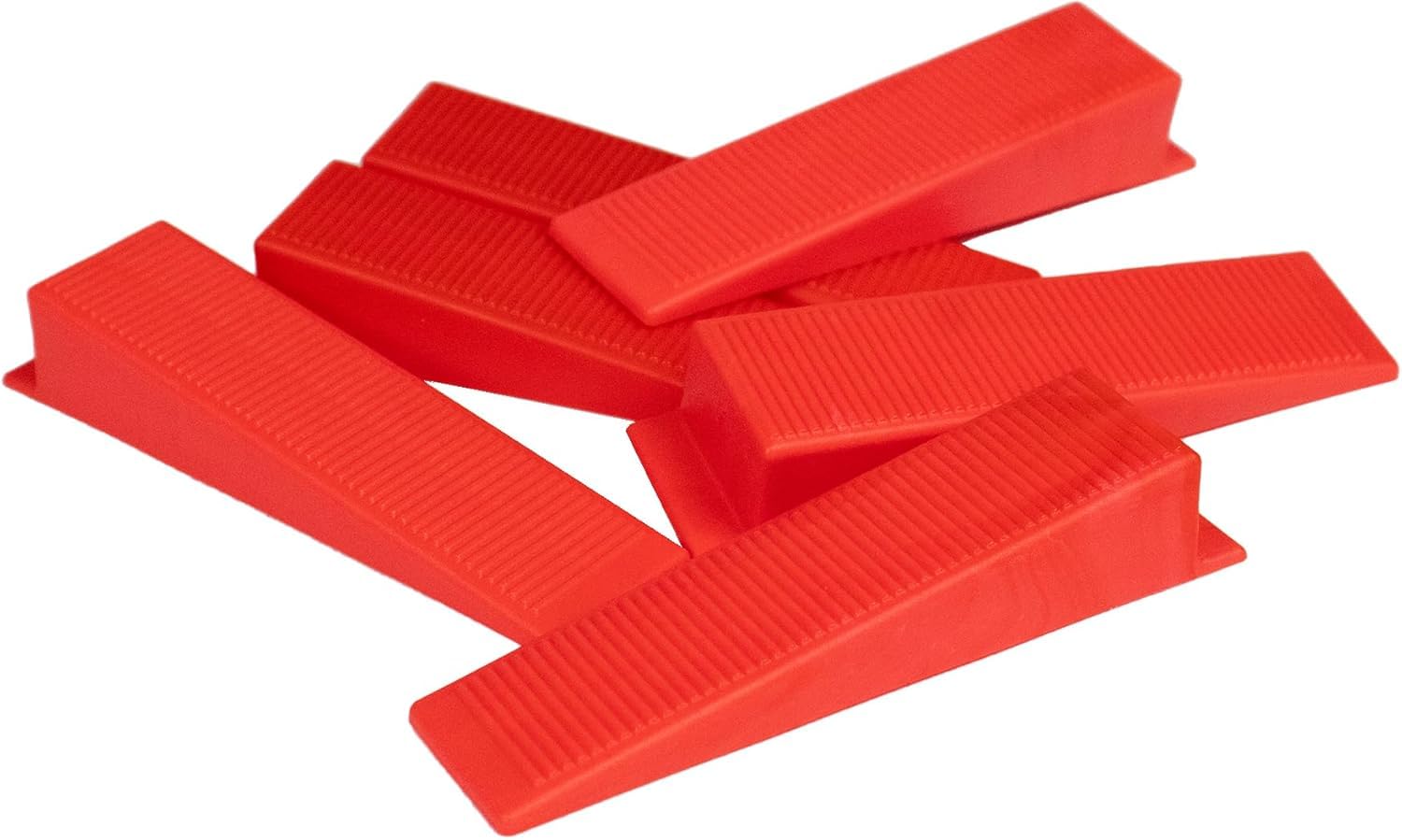 Tektools Multicolor Plastic Tile Levelling Wedges - Reusable Tile Leveler Wedges For Floor Tiles And Wall Tiles, Tile Laying Aid Wedges, Ceramic Tile And Stone Installation - Set Of 500