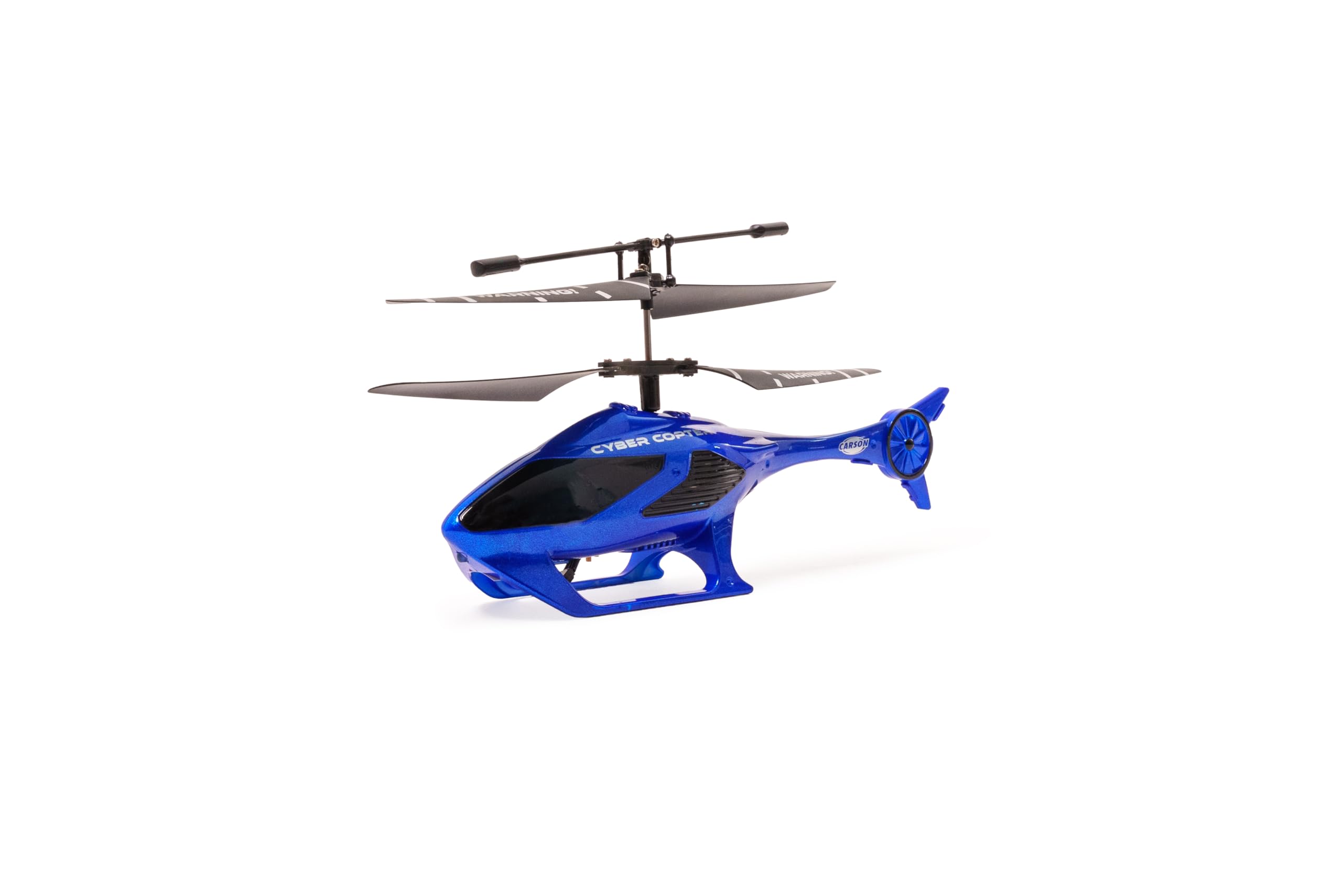Carson Cyber Copter IR 2Ch RTF blu - Elicottero, per principianti, RC Heli, giocattolo telecomandato, telecomandato