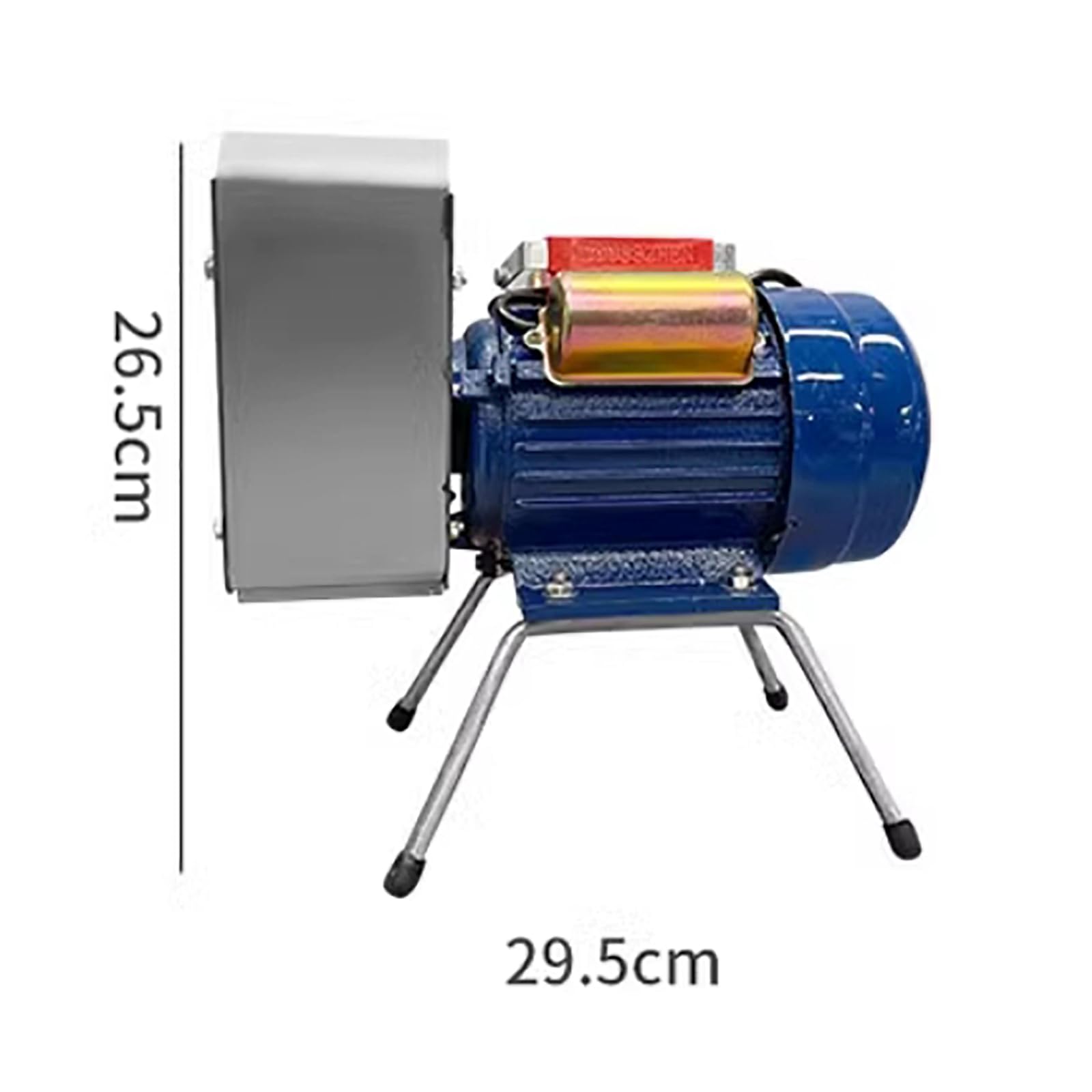 Elektrischer Kartoffelstampfer, 750 W, Edelstahl-Kartoffelpresse mit Mahlwelle und Zahnrad, glatt, zart und wohlschmeckend, 20–30 kg/h Leistung und zeitsparend, für Knoblauch, Tomaten