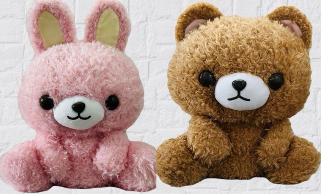 Amazon.co.jp: はぐはぐふわりんず 2種セット ふわくま ふわぴょん