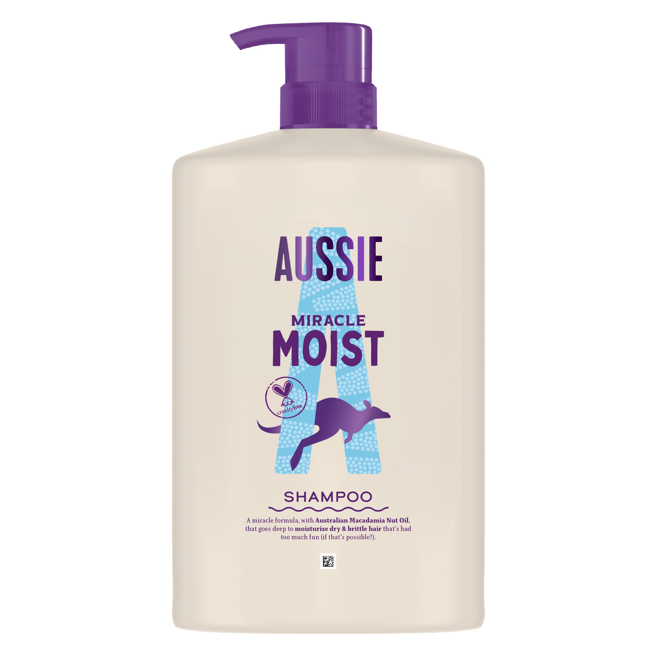 Aussie Miracle Moist Shampoo 1000ml für Brüchigem und Trockenem Haar
