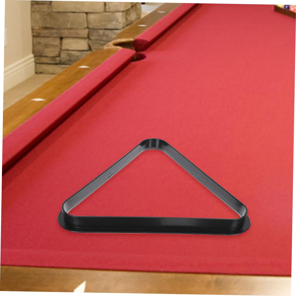 VANZACK Sturdy Billiard Rack Mini Pool Balls Rack Triangle Billiard Holder Snooker Tripod