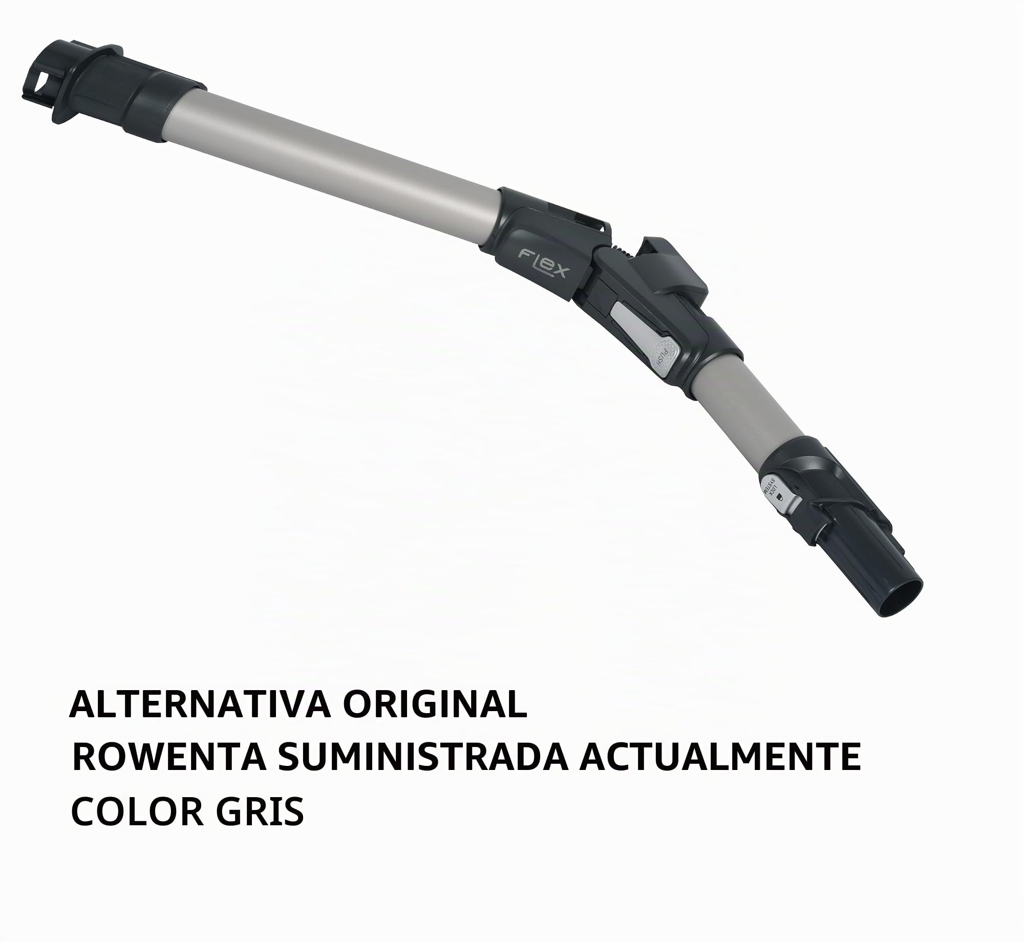 Rowenta - Extensor de manguera de aspiradora original para XForce 8.60 RH9680 RH9690, plástico, azul, 1 pieza