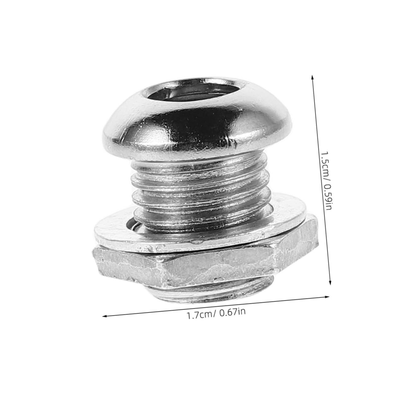 ifundom Optimize Sound Quality Snare Drum Ventilation Kit Air Hole Vent Screws Set