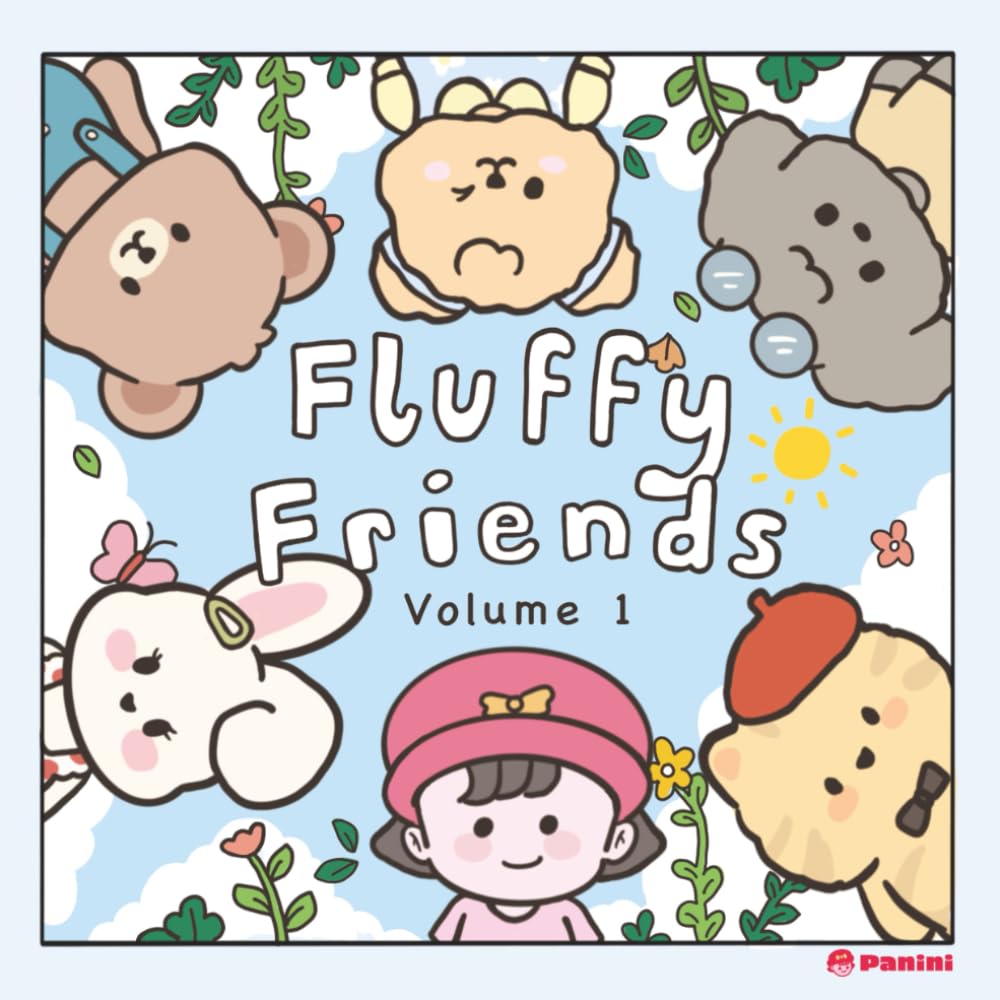Fluffy Friends Volume 1: A Cute & Cozy Coloring Book Featuring Adorable Animal Friends, Sweet Daily Adventures, and Friendship Fun | 30 Fun Coloring Pages | For Kids Ages 7+