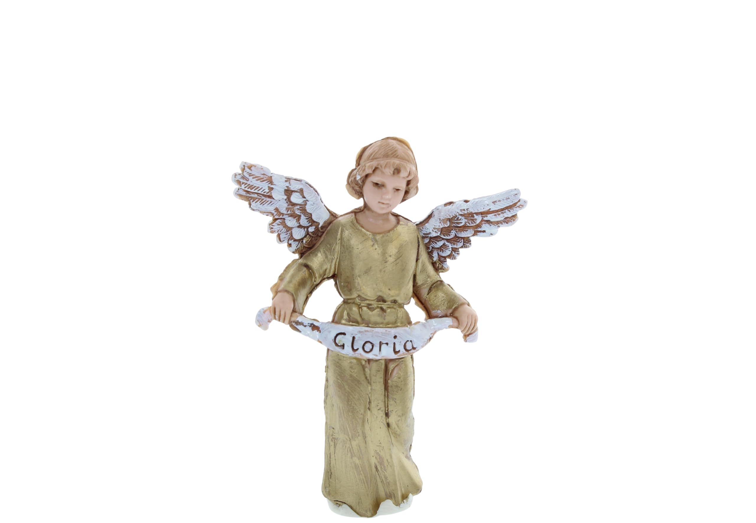 Moranduzzo Nativité 6 Personnages pour Crèche de 8 cm – Compact 8 – Échelle 1:22 – Statuettes Indestructibles Finition à la Main, Style XVIIIe siècle, Sculpteur M. Landi, Fabriqué en Italie