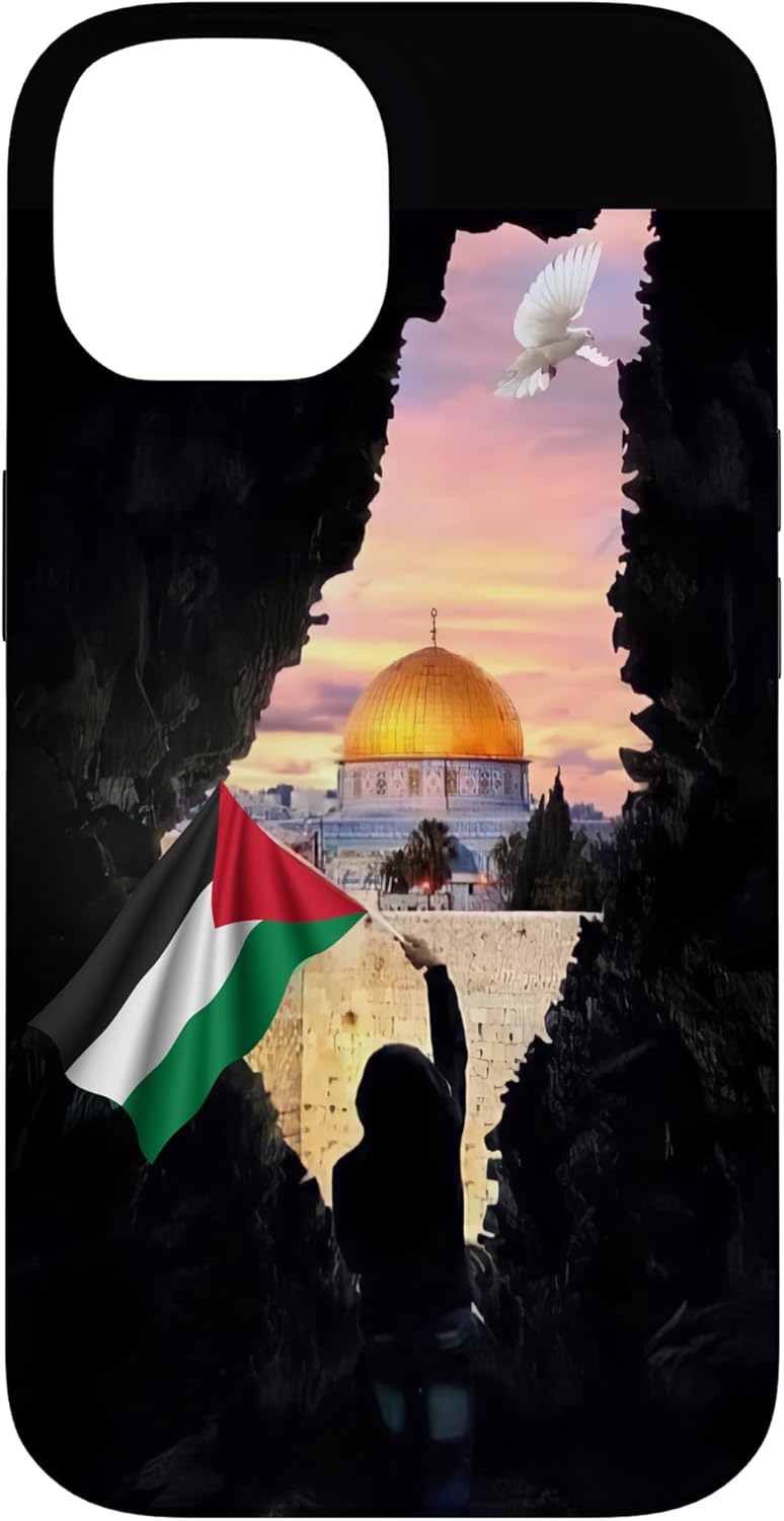 Proud Palestinians Palestine Flag Al Aqsa Mosque Jerusalem Case for iPhone 15