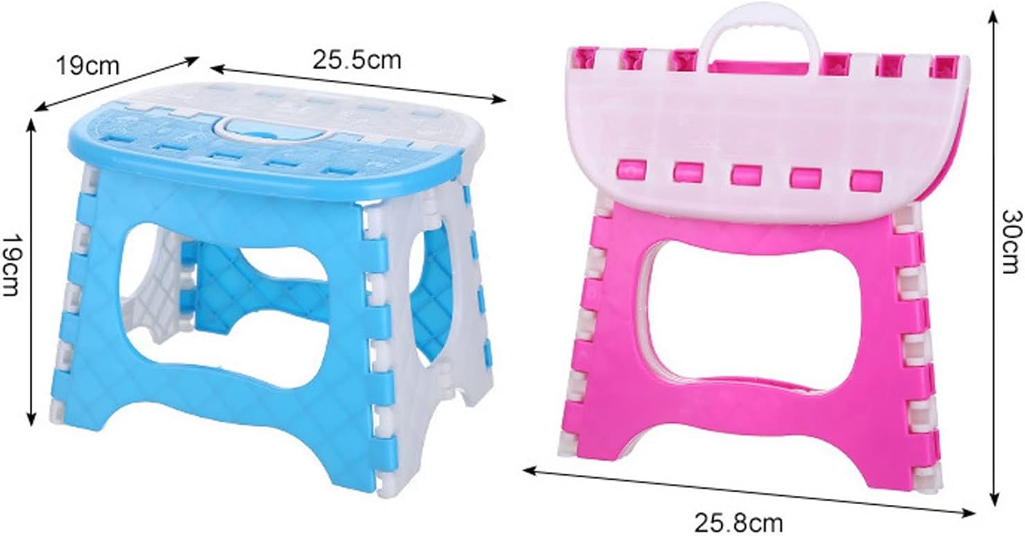 Stools Plastic Folding Beach Stool Thickened Version (Color : 2) (3)