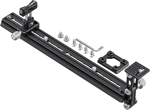 Leofoto VR-380Kit actualizado 14.961 in Dual Pivot Long Lens Support para ManfrottoSachtler Tripod Head