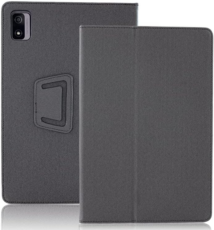 INSOLKIDON Compatible with DOO-GEE T20S 10.36 INCH 2023 Tablet case, Full Coverage Ultra Slim Color Leather Cover Case with Folding Stand Cover Rugged with Auto Sleep/Wake Hard Shell (Black)