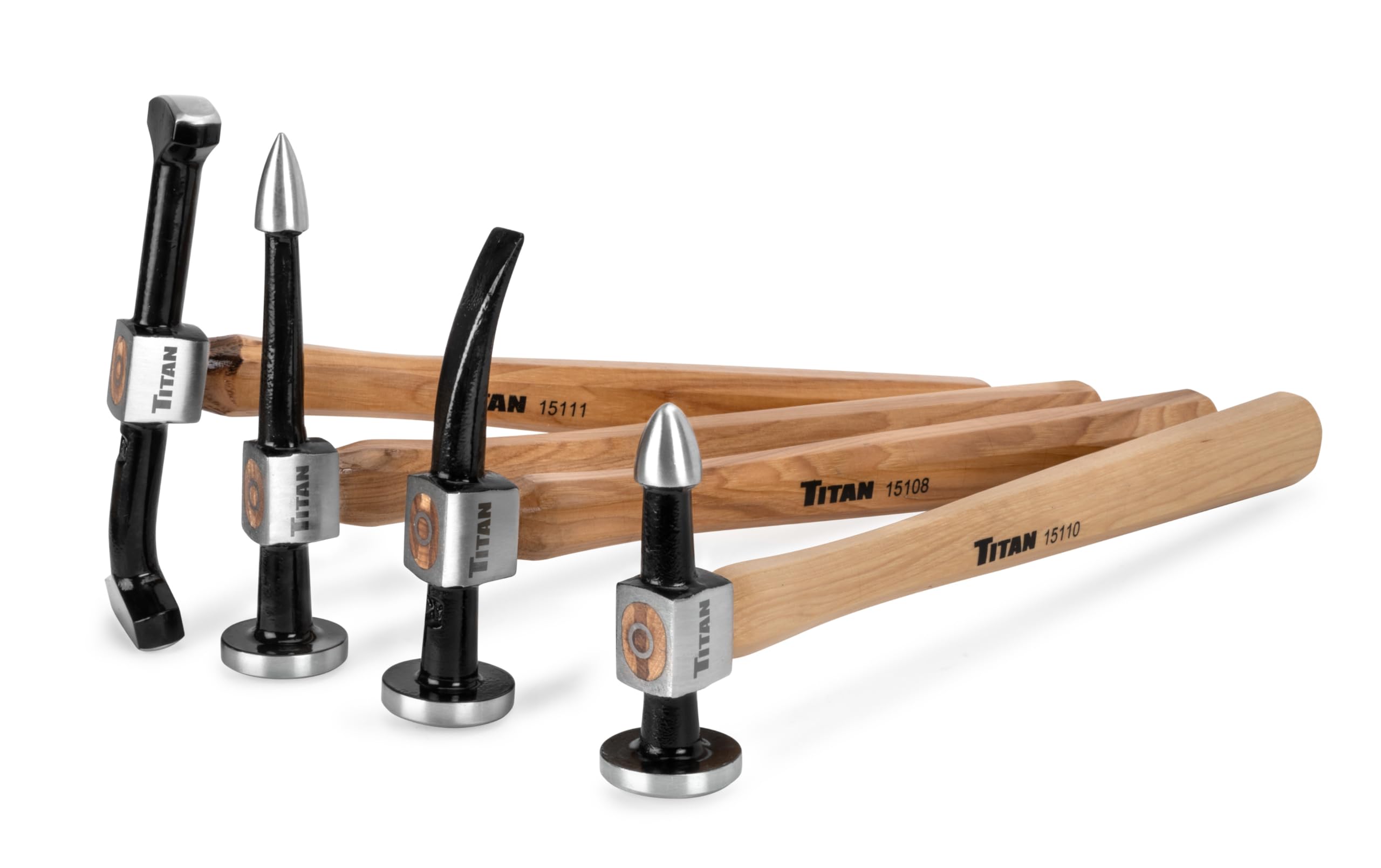 0418-162 ボディーメーカーリフトハンマーセット Amazon.com: Titan 15104 4-Piece Professional Auto Body Hammer Set