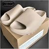 Cloud Sliders Slides For Men Outdoor Trending Thick Bottom Sliders Beach Sandals Designer Bone Slides For Women(Black,45(27.5cm))