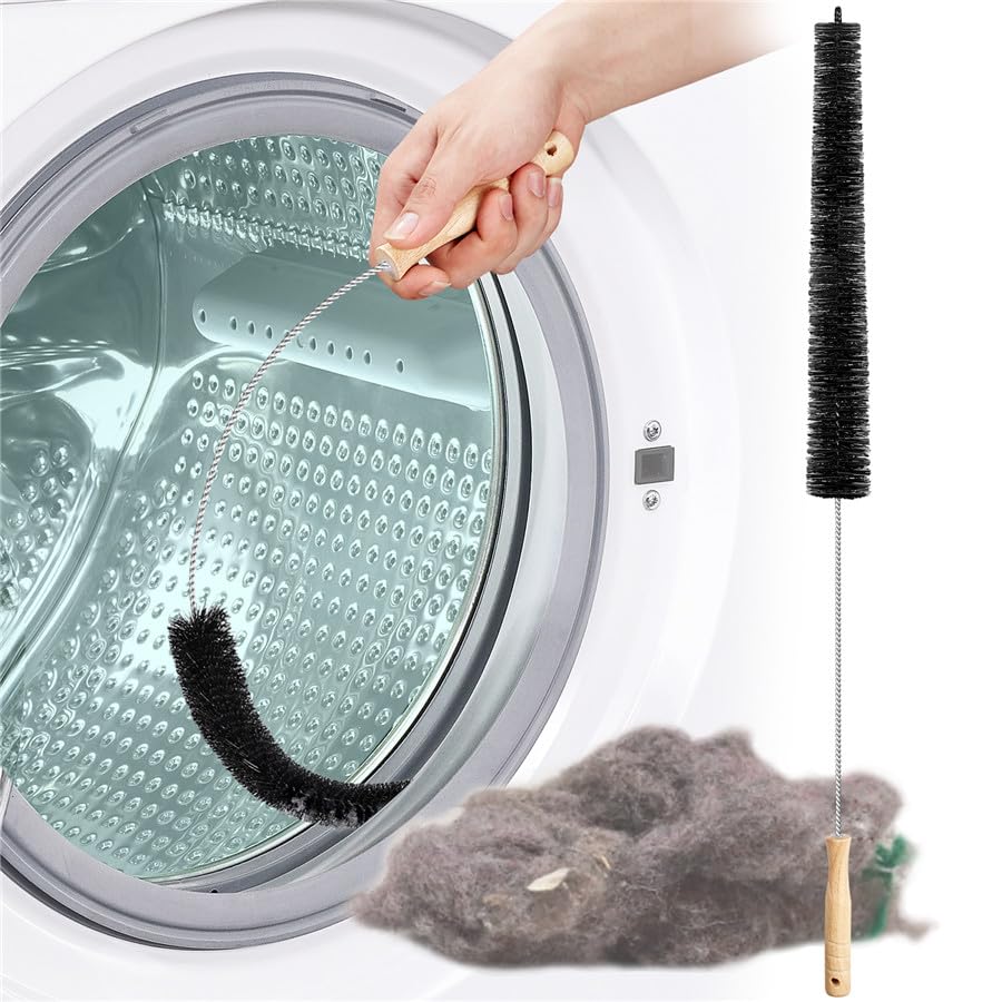 Dryer Vent Cleaner Kit Clothes Dryer Lint Brush Vent Trap Cleaner Home Essentials - 30' Extra Long...