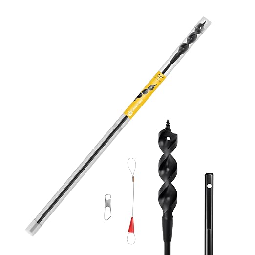 58" Flexible Installer Drill Bit for Pulling Wires in Walls,