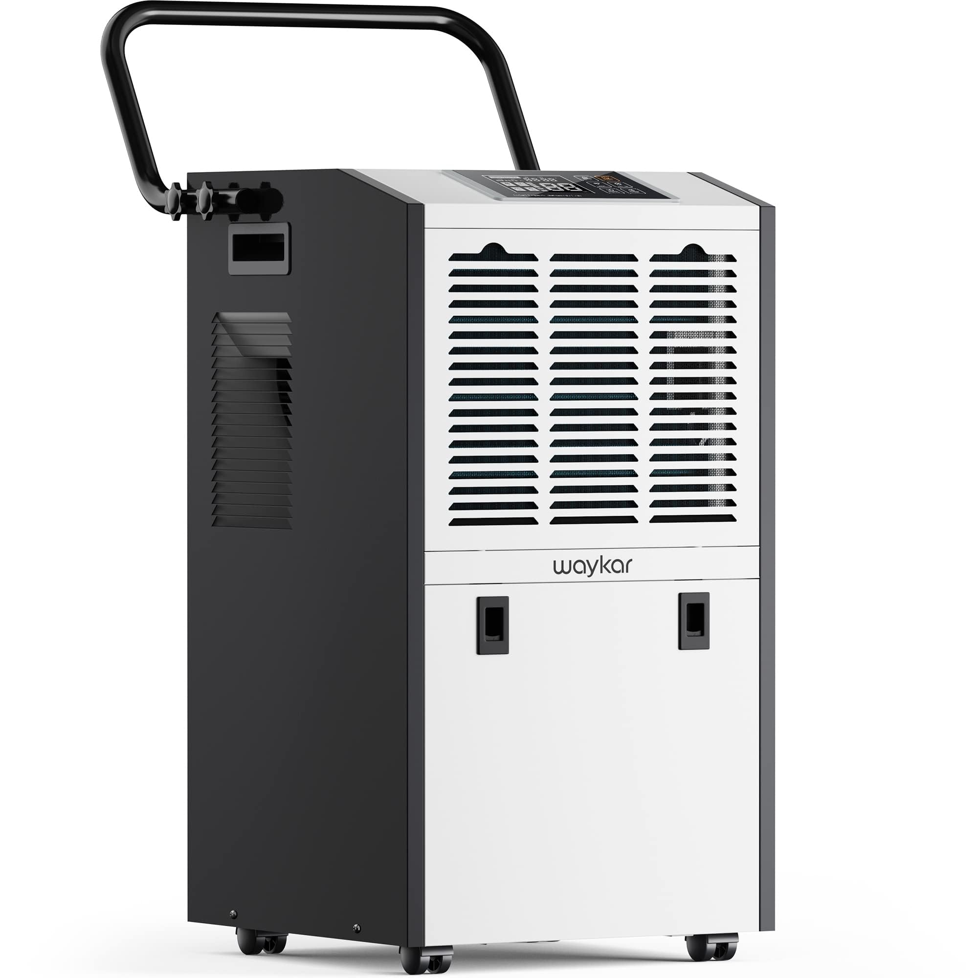 155 Pints Large Commercial Dehumidifier with Drain Hose and Water Tank, Industrial Dehumidifier in Large Space up to 8000 Sq. Ft for Home, Basements, Whole House, Library