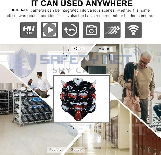 Image of WiFi Multi Plug - Hidden Camera with Live Feed WiFi - Indoor Security Camera 1080P HD Hidden Nanny Cam Motion Detection Spy Cam - with 32GB MicroSD Card (Nazar BATTU)