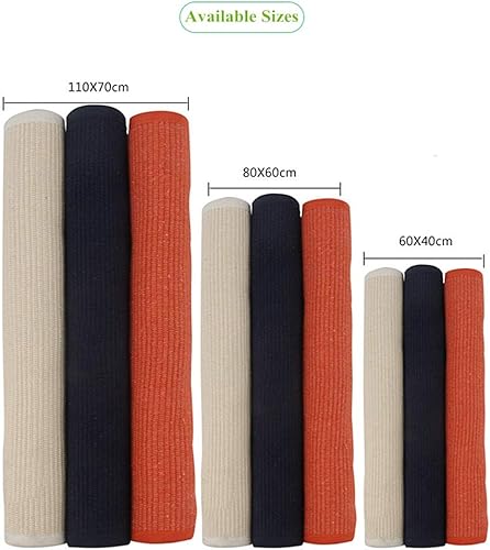 Miniatura 2 de UKELER Montessori - Tapete para niños pequeños, bebés, alfombra de trabajo de algodón para guardería, preescolar, jardín de infantes, 23.6 x 15.8