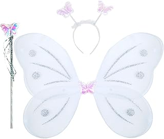 Abee Kids Angel Dress Costume White