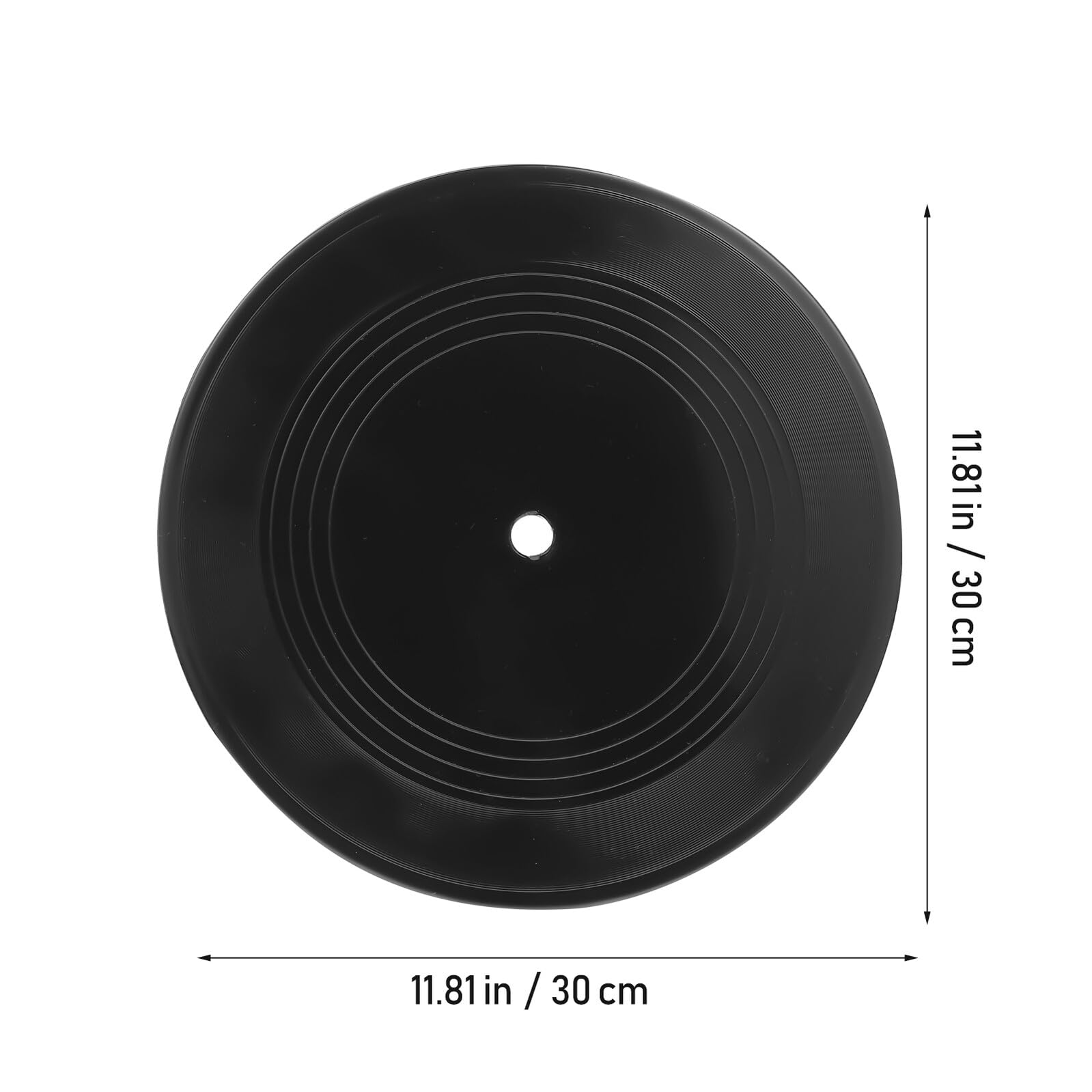 BESPORTBLE Decorazioni da Parete Stile Retro Artistico in Vinile Nero 12 Pezzi per Arredamento Interno Casa o Bar