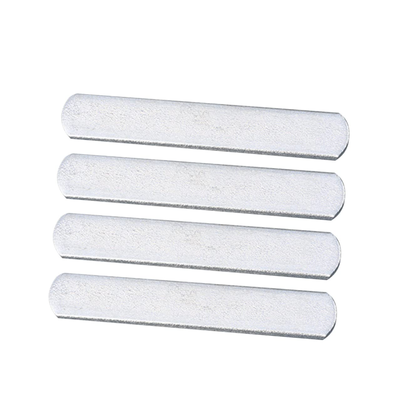 Gogogmee Weighted Steel Set 4 Stainless Steel Rounded Corners 0.2kg Each Fitness Exercise