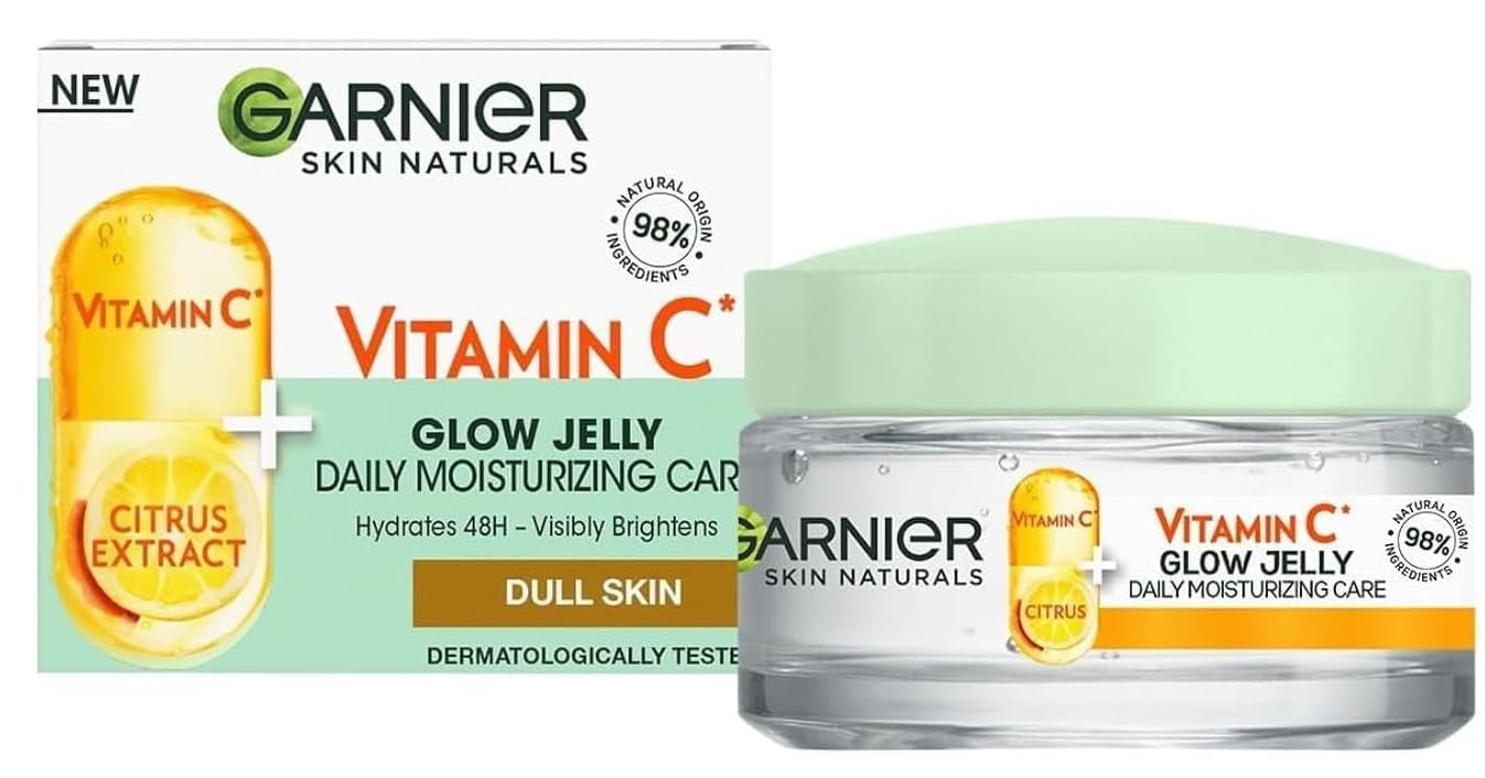جل كريم غارنييه سكين ناتشرالز فيتامين سي جلو جيلي للترطيب اليومي — Q-BB057-VITAMIN-C-GLOW-JELLY