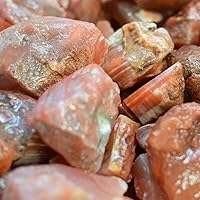 Vista 6 de Wixine 1 unids 3.53 oz natural áspero cornalina cruda piedra cruda cristal ágata roja Mozambique