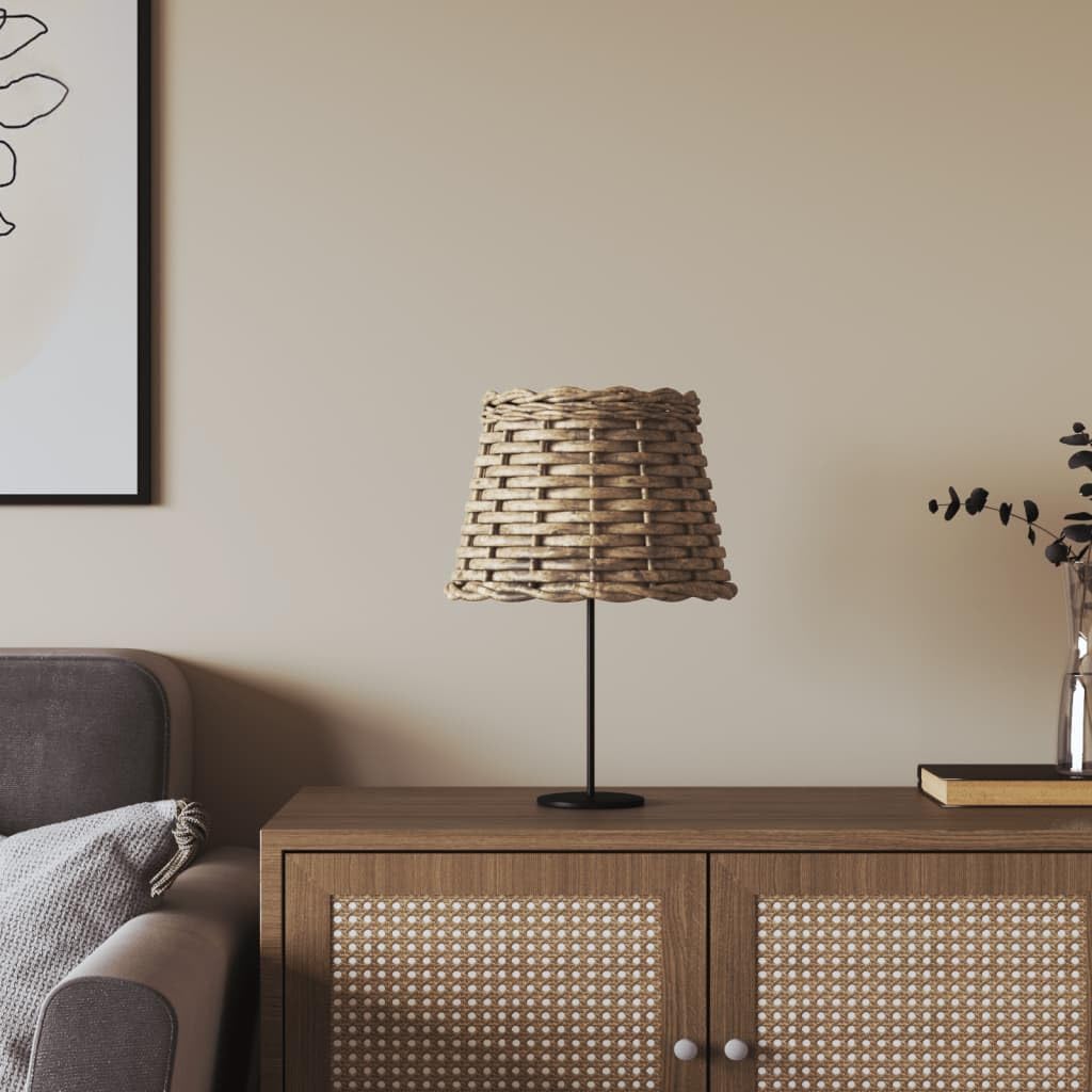 NQJIBUE Item-Lamp Shade Brown 脴20x15 cm Wicker,Lighting Accessories,Lamp Shades