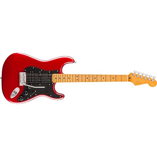 Fender American Ultra II Stratocaster HSS Electric Guitar - Sinister Red with Maple Fingerboard