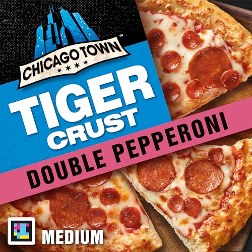 Chicago Town Tiger Crust Double Pepperoni Pizza 320g (Frozen)