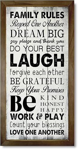 Miniatura 12 de Letrero de madera con reglas de decoración de cocina rústica, decoración de cocinas rústicas, decoración rústica para puertas de cocina, A072