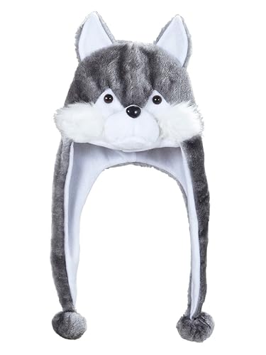 Widmann - Sombrero de animales, animales de fiesta, sombrero de tela, sombrero de peluche, disfraz de animal