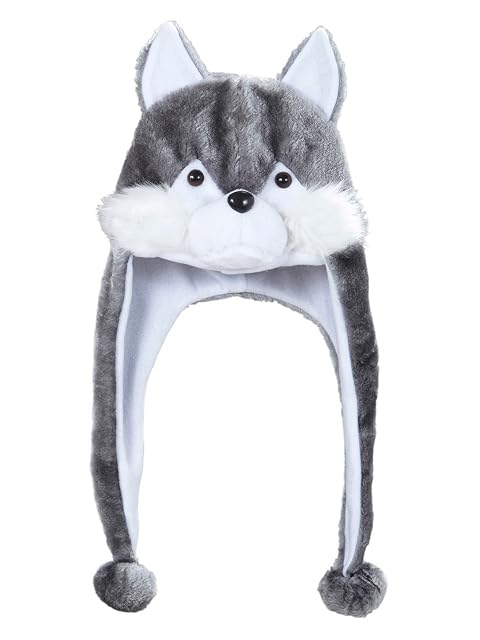 Widmann - Sombrero de animales, animales de fiesta, sombrero de tela, sombrero de peluche, disfraz de animal
