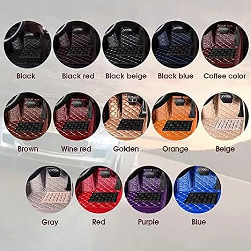 Miniatura 3 de Tapete para el piso del automóvil para el 99% de los sedanes, deportivos, tapetes personalizados de lujo para SUV para mujeres, tapetes de cuero