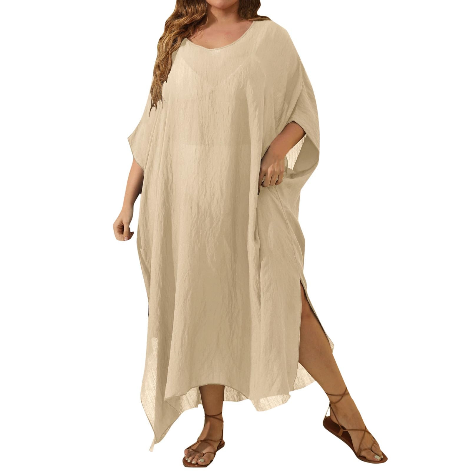 Generisch2025 Mexican Dress Two Piece Womens Plain Loose Maxi Dress |  Desertcart BAHRAIN