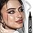 Kaely Eyebrow Pencils for Women, 4 Tip Magical Precise Waterproof Brow Pen, Microblading Eyebrow Contouring Pen, lapiz de cejas 3d Eye Brow Gel, 24h Smudge Proof,05 Black