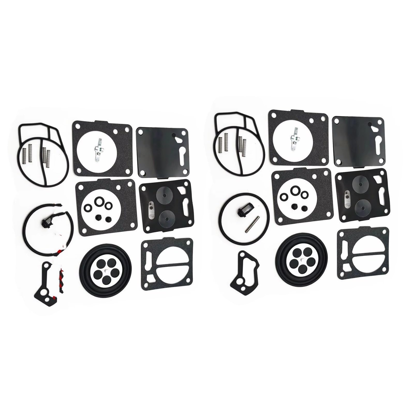Kit Carburador Compatible Con Yamaha Para WaveRunner 3 1990 1991 1992 1993-1997 Kit Reconstrucción Carburador Acuático Junta Flotante Aguja Sello(2sets)