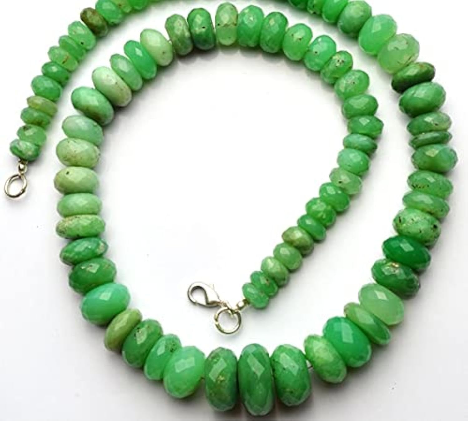 Chrysoprase perles en fil de 19 pouces, le cadeau idéal pour créateurs de bijoux amérindiens