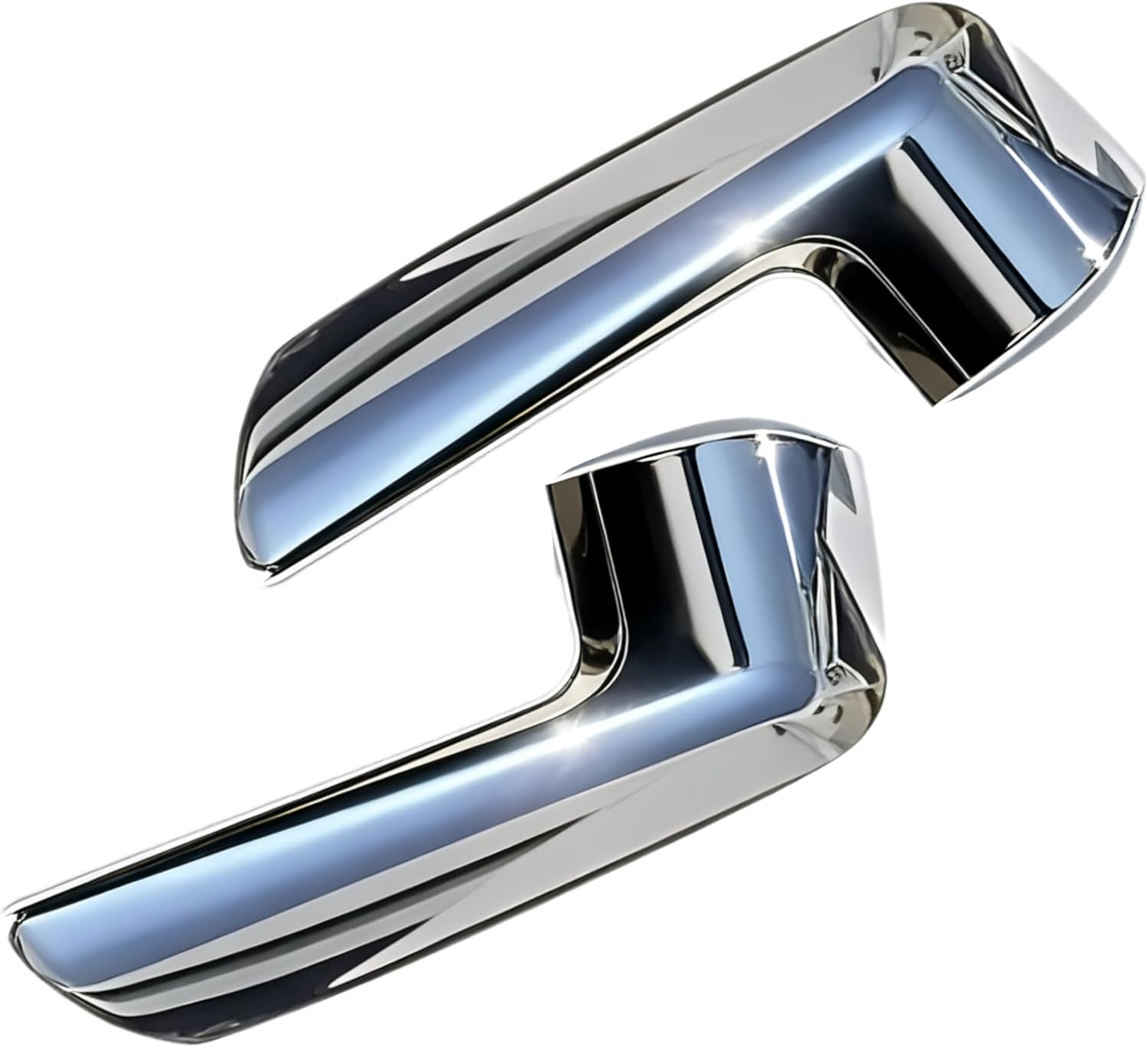 Mirror Cover Caps Compatible with GMC 2019-2025 Chevy Silverado 1500 and GMC Sierra 1500 Accessories (Chrome)