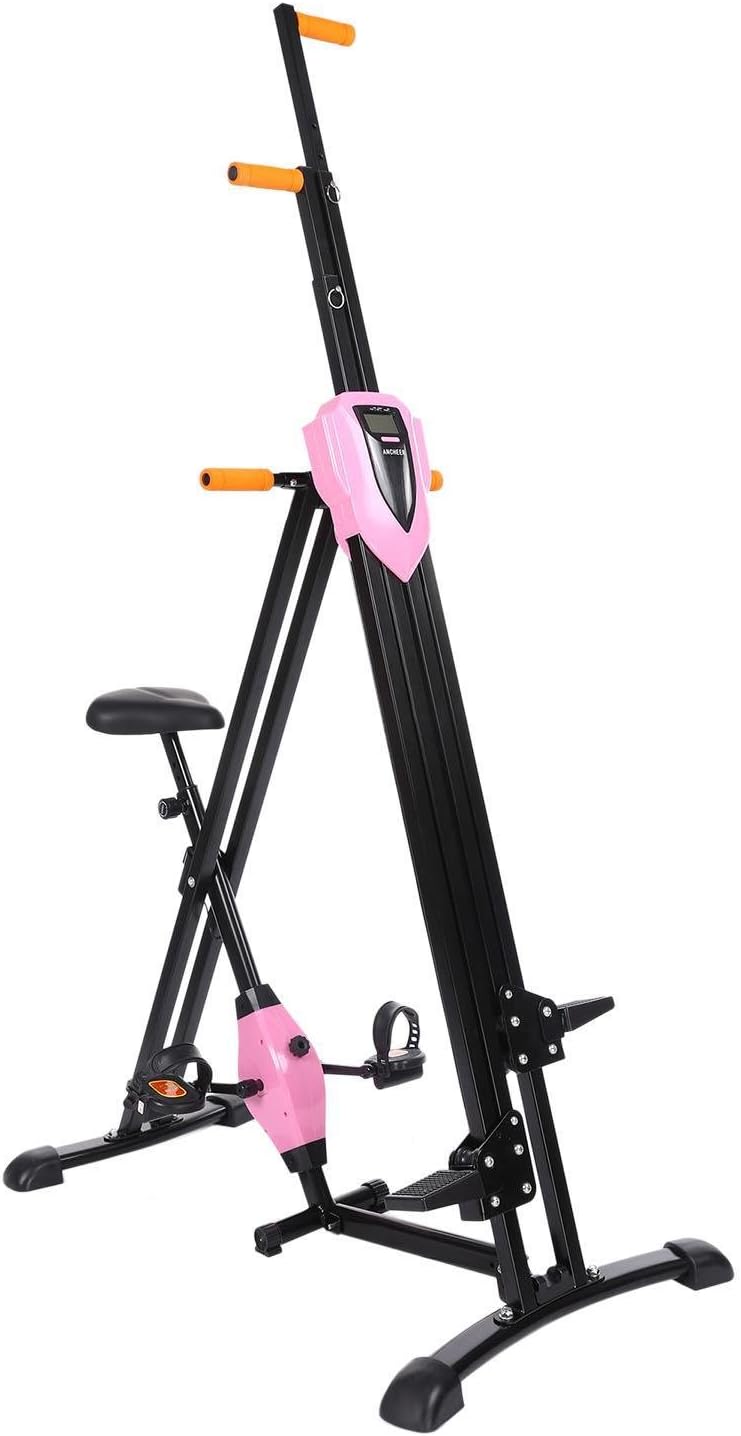 Hufcor Vertical Climber Exercise Climbing Machine,Folding Fitness Climbing Machine for Home,Step Climber for Full Body Workout