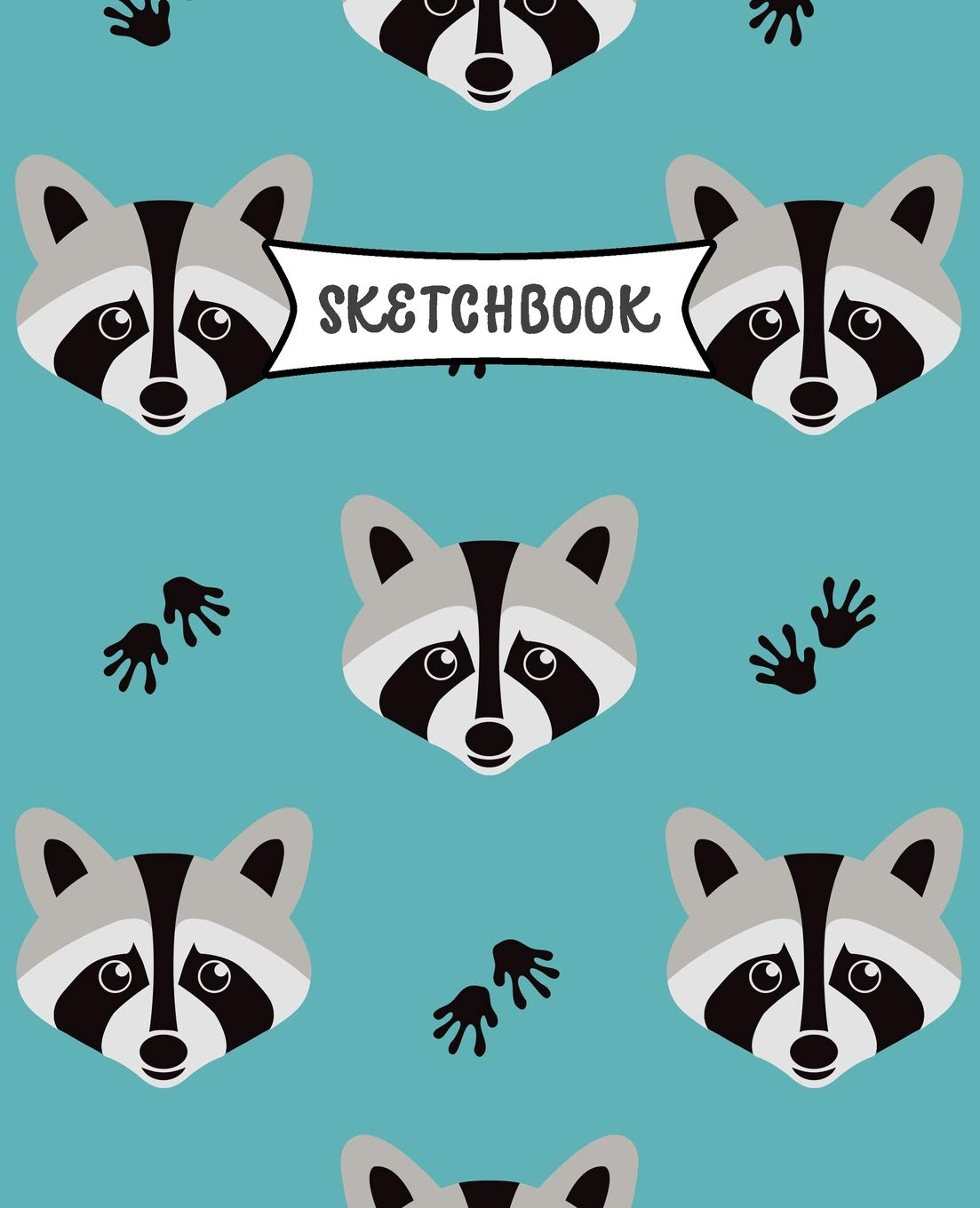 Sketchbook: Raccoon Sketch Book for Kids | Practice Drawing and Doodling | Sketching Book for Toddlers & Tweens
