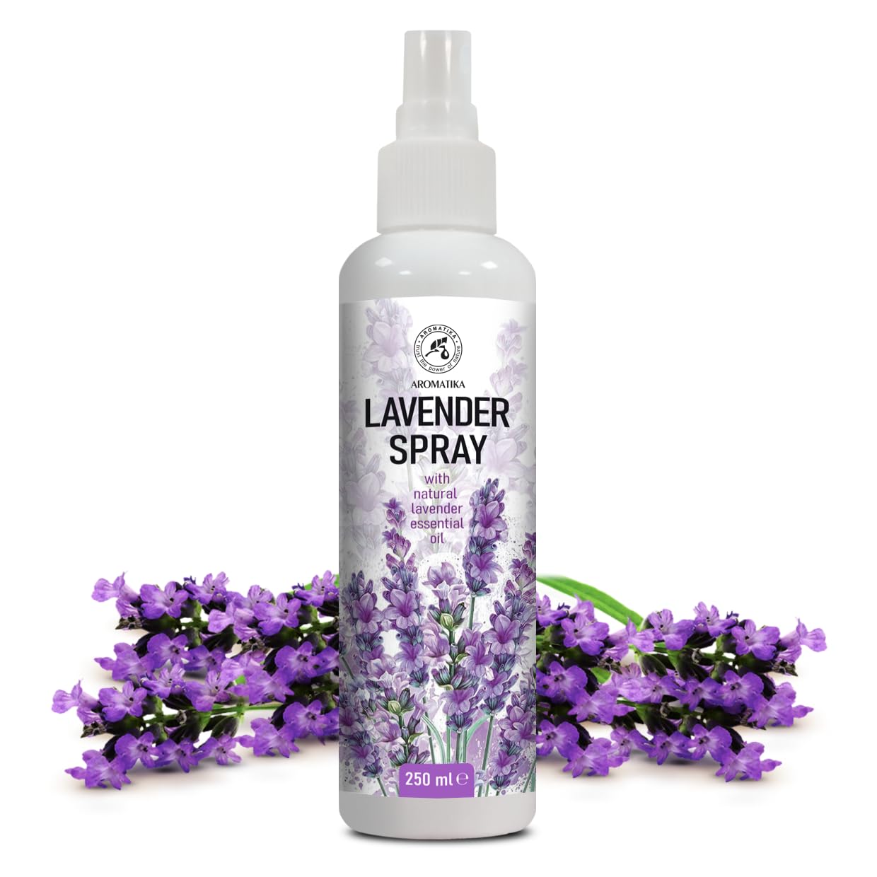 Lawendowy Spray z Olejkiem - 250ml - do Spania, Poduszek i Bielizny - Relaksujący Odświeżacz do Szafy z Lawendą