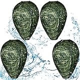 Honoson Señuelos de Nidos de Avispas Impermeable Disuasor de Avispones Colgantes Nido de Avispas de Tela Falsa Señuelo de Abeja No Tóxico para Casa y Jardín (4, Verde Oscuro)