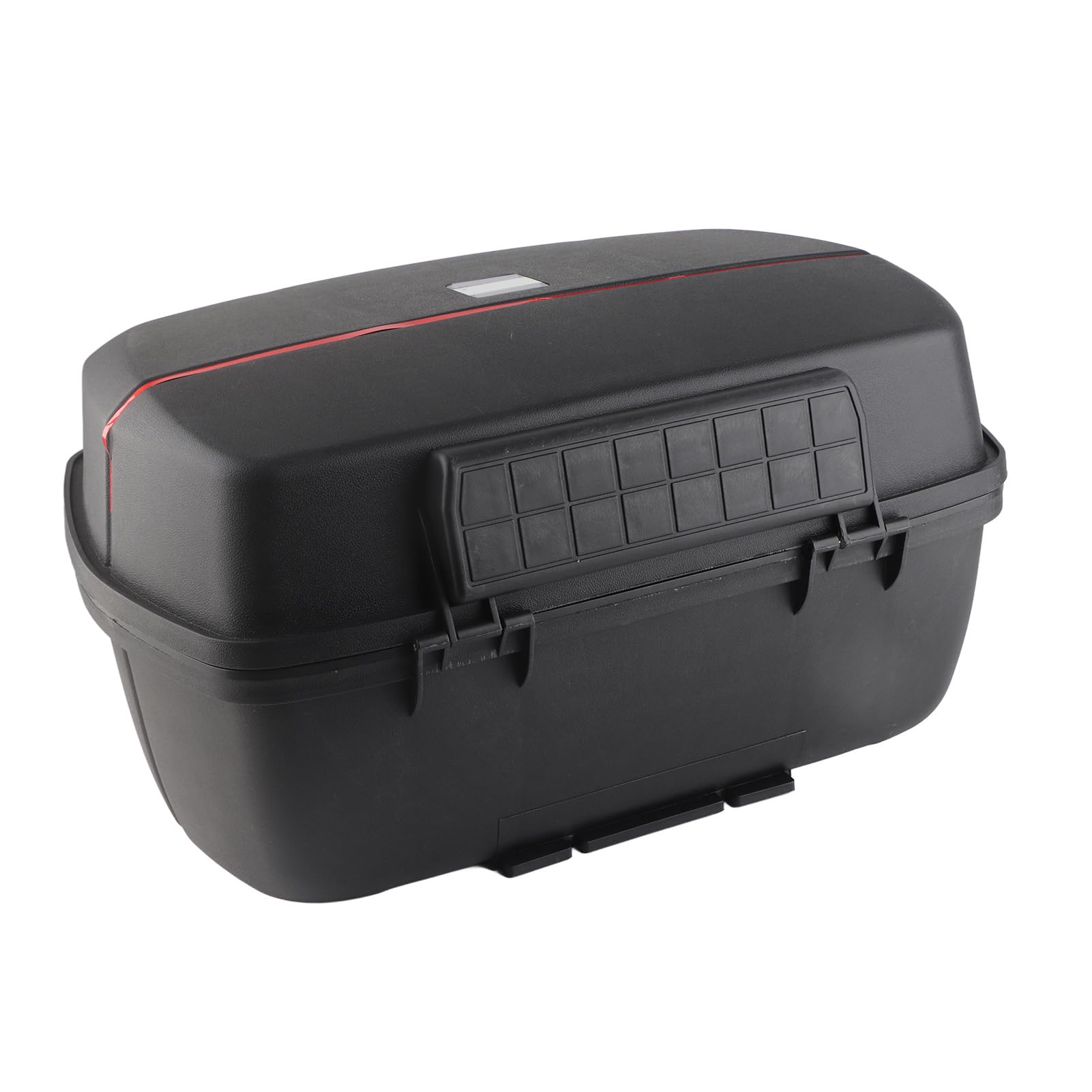 Baúl Trasero para Motocicleta 45L de Capacidad a Prueba de Golpes Ta 45L Baúl Trasero para Motocicleta Almacenamiento a Prueba de Golpes para Scooter, Ciclomotor y Vehículos Motor de Caja