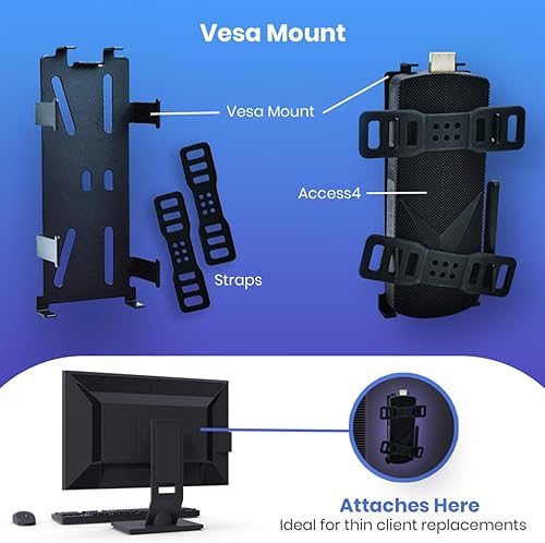 Miniatura 6 de AZULLE Access4 Essential Mini PC Stick con Windows 11 Pro, 4 GB64 GB - Negocios y hogar, potente computadora portátil con puerto Ethernet -