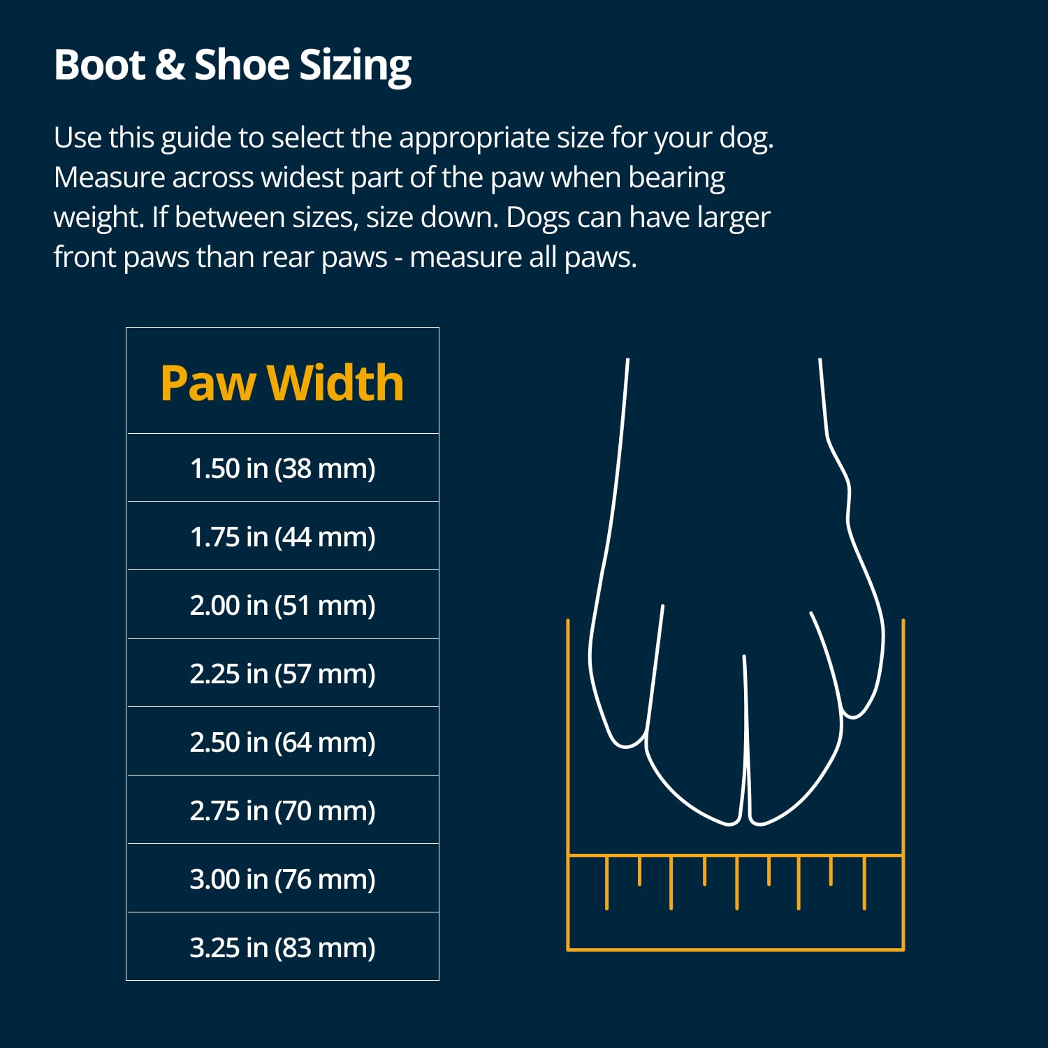 RUFFWEAR Ridgeline Hundeschuhe, robuste Hundeschuhe für Haustiere, auf heißen oder kalten Oberflächen, Lauf-, Kletter- und Wanderausrüstung, Obsidian-Schwarz, Größe 5,7 cm, 2 Stück