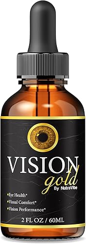 Vision Gold Drops  Fórmula nano líquida oficial VisionGold con ingredientes naturales  Suplemento oral para claridad de visión, comodidad digital y
