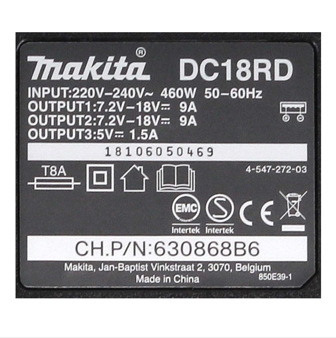 Power Source Kit Li 18V 6Ah x4
